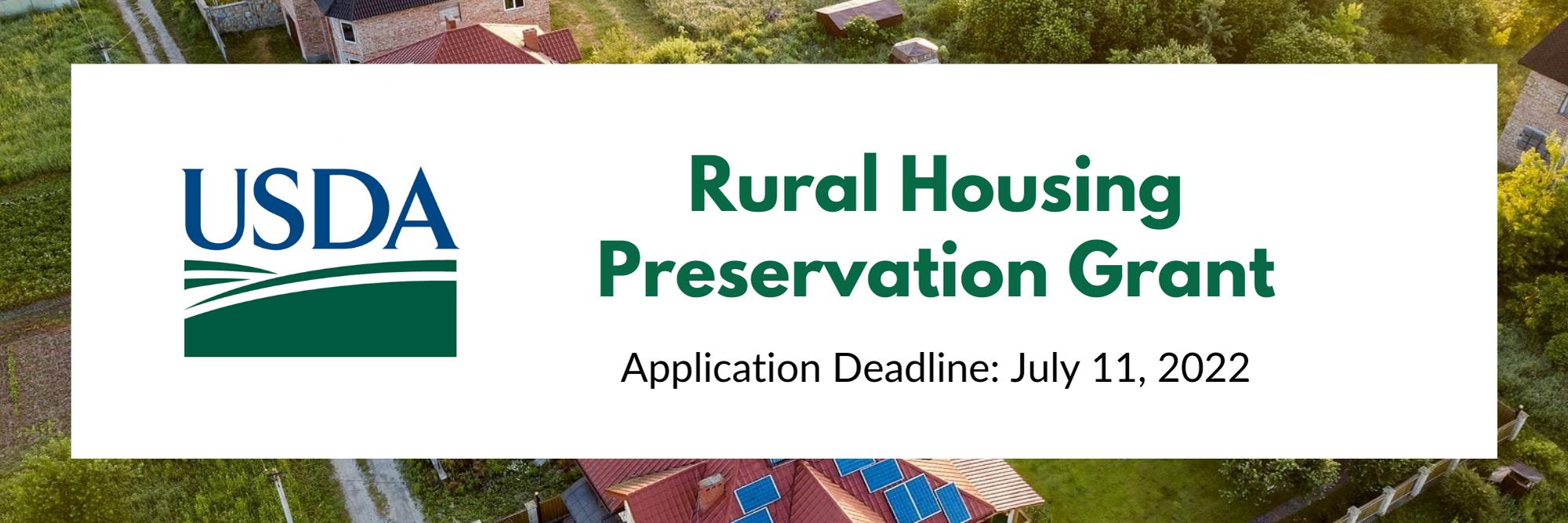 Rural Housing Preservation Grant Baner